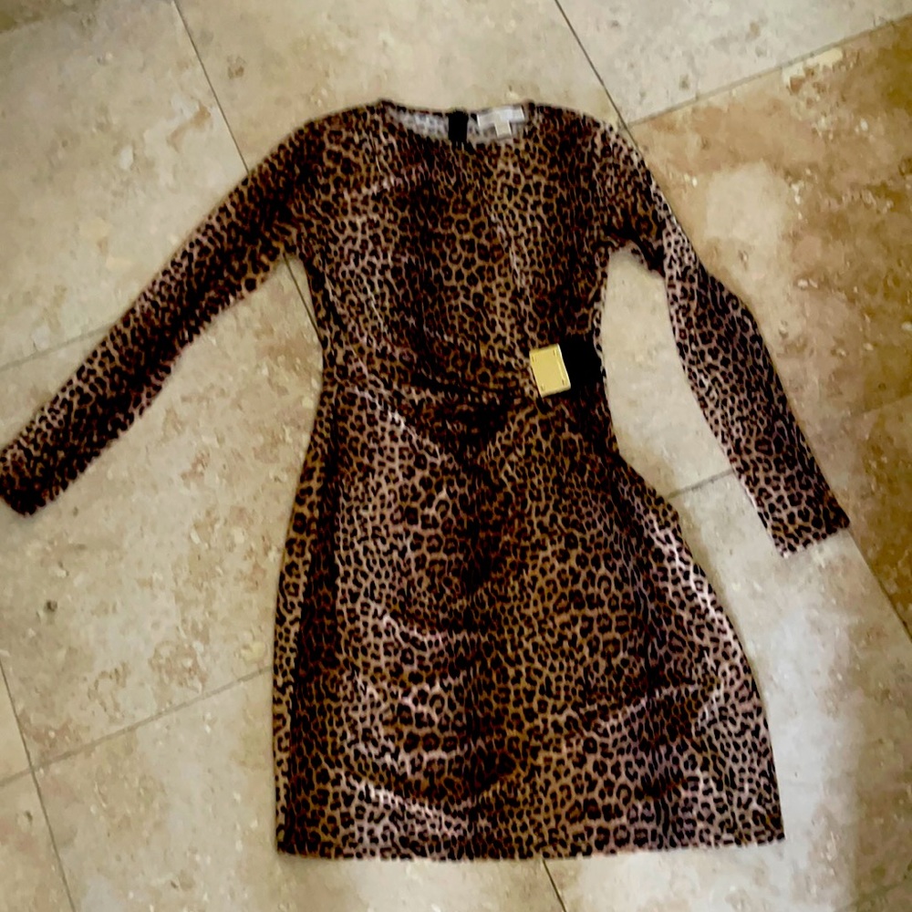 Leopard print dress